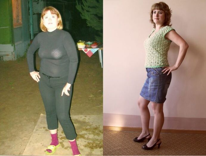 en sevdiğiniz diyette kilo vermeden önce ve sonra fotoğraf 1
