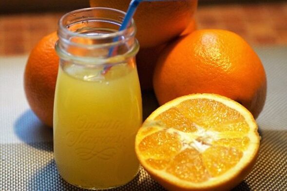 kilo kaybı için portakal suyu